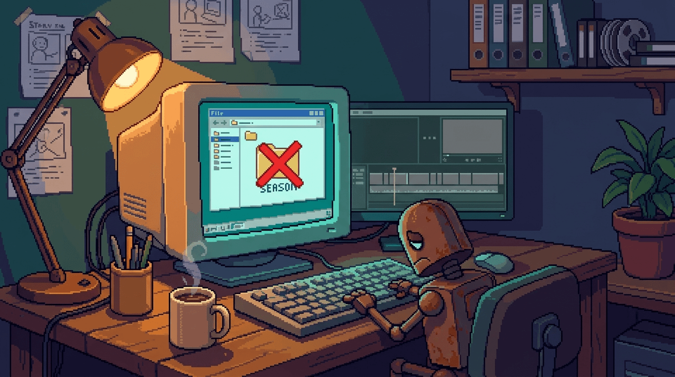 An AI agent deleted an entire TV season and the restore failed